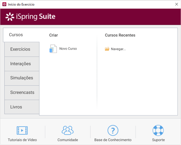 iSpring Suite iSpring Suite MP4 para conversor SCORM integrado