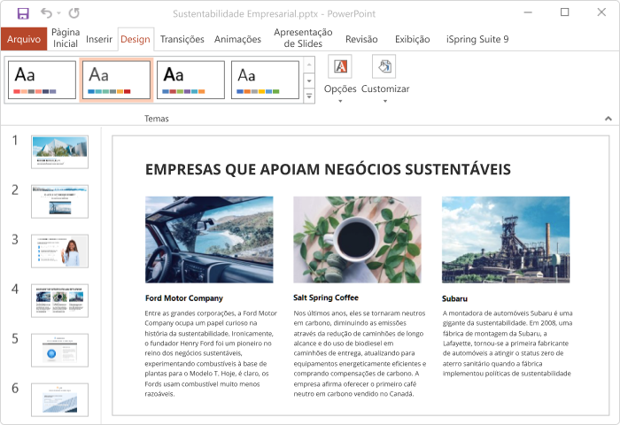 Criando um curso no iSpring Suite