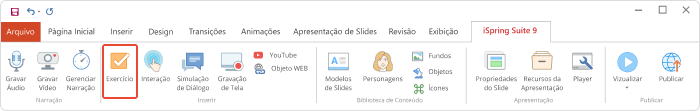 Ferramenta do Criação de Questionários iSpring