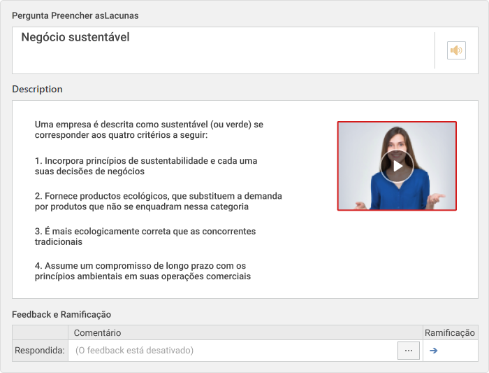Adicionando vídeo às perguntas Adicionando vídeo às perguntas no iSpring Presenter