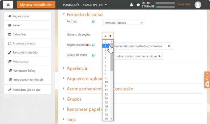 Para adicionar um questionário no Moodle, você precisa criar um novo curso primeiro