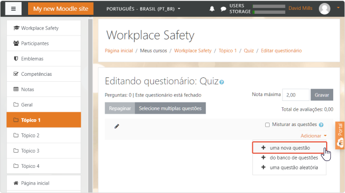 Free Course: Tutorial Moodle Completo, Passo a Passo (em português) from