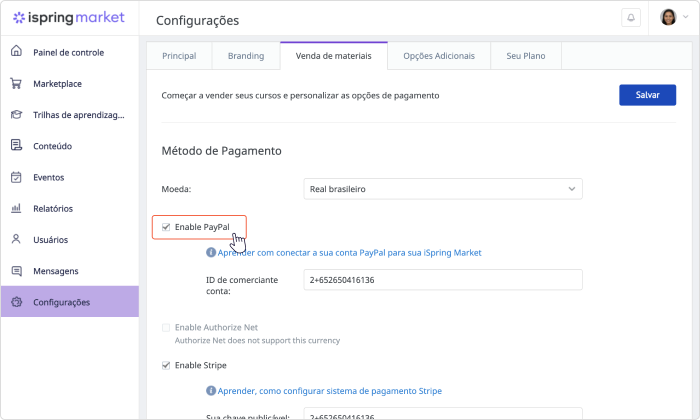 Habilitar E-Commerce Habilitar E-Commerce