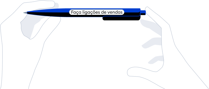 Canetas com mensagem rotativas Canetas com mensagem rotativas