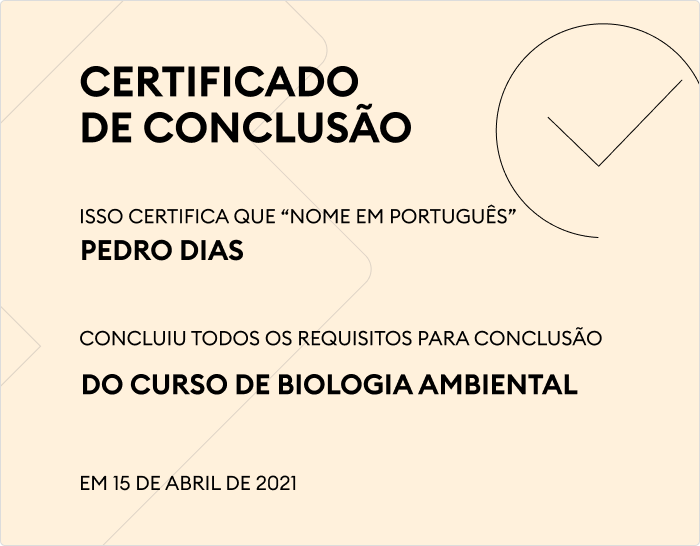 Um exemplo de certificado de conclusão de um projeto atribuído no iSpring Learn LMS