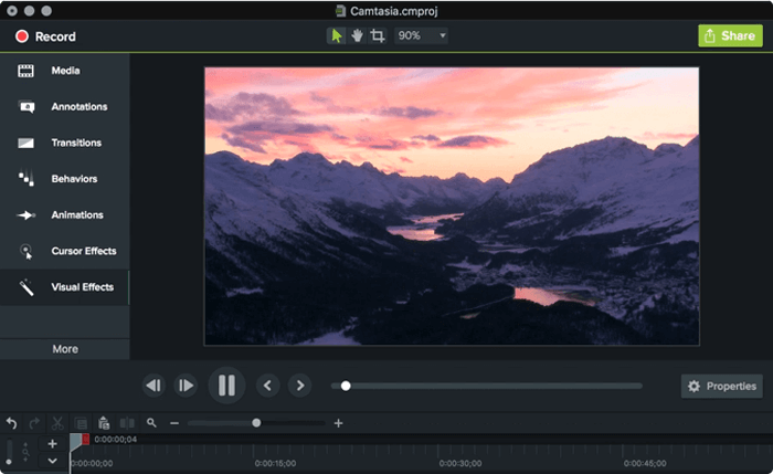 Camtasia Gravador de tela e editor de vídeo Camtasia