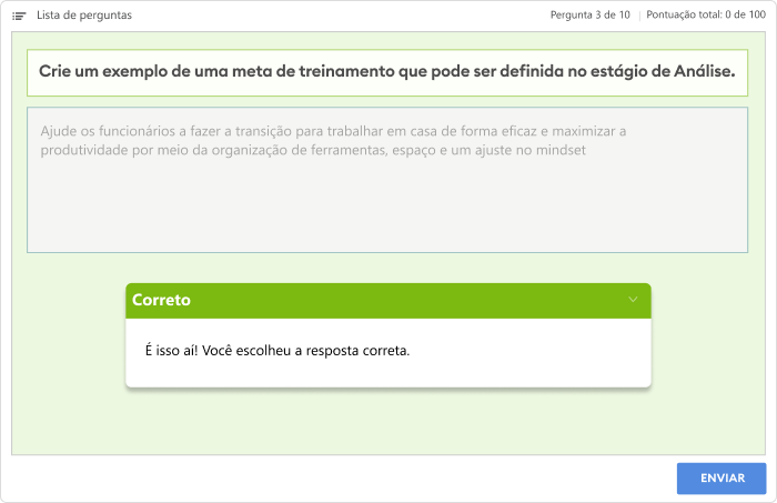 Taxonomia de Bloom nível 3 Bom exemplo de Taxonomia de Bloom nível 3
