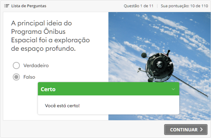 Criando um questionário online no iSpring Suite