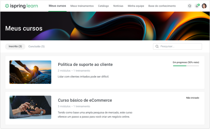 Crie seu programa de mentoria com o iSpring Learn