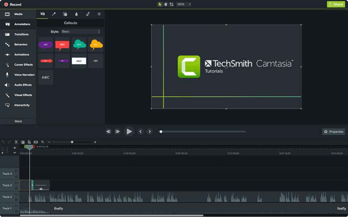 Gravador de tela: Camtasia