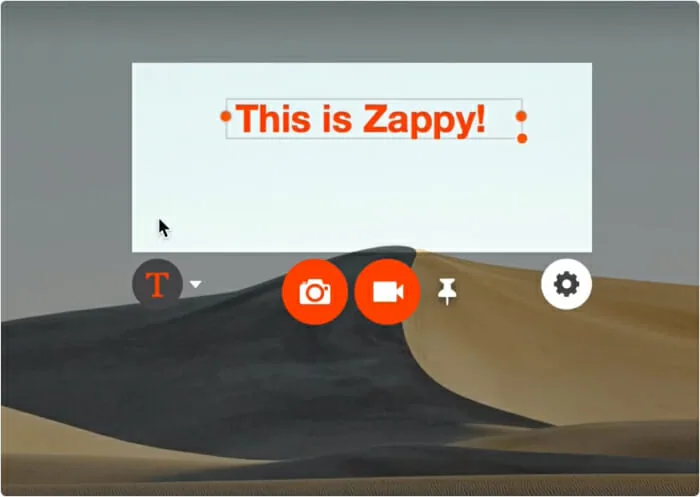 Gravador de tela para Mac: Zappy