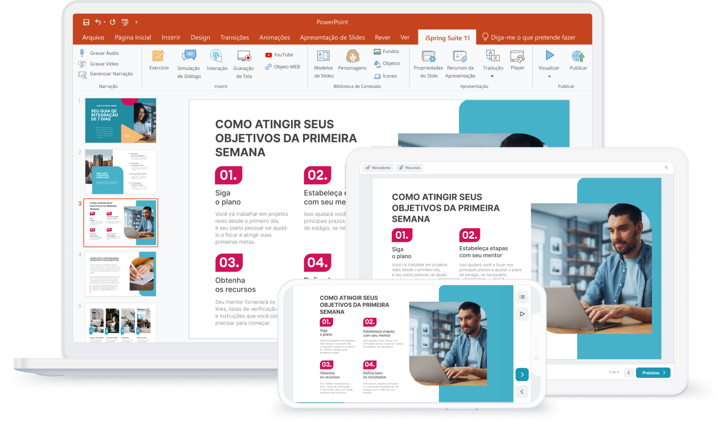 iSpring Suite Ferramenta de apresentação interativa: iSpring Suite