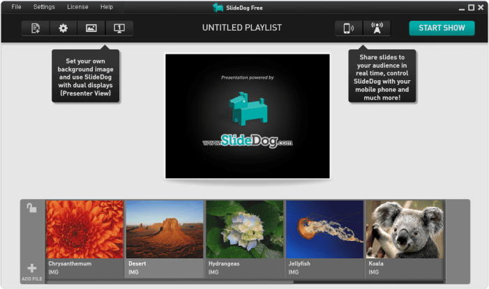 Ferramenta de apresentação interativa: SlideDog