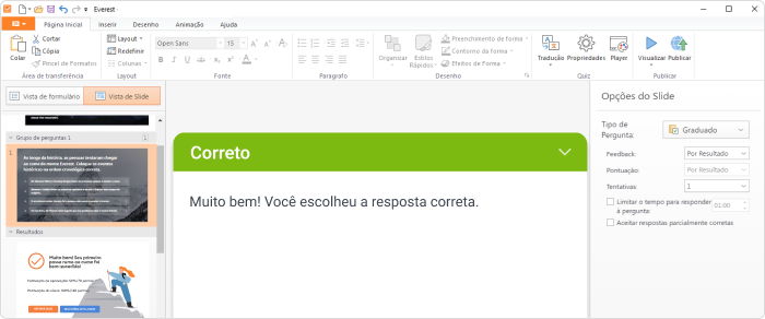 Habilidades adicionais do iSpring Suite