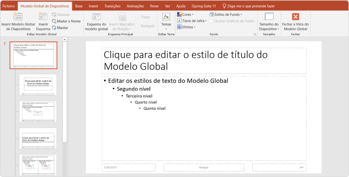 Slide Master do PowerPoint