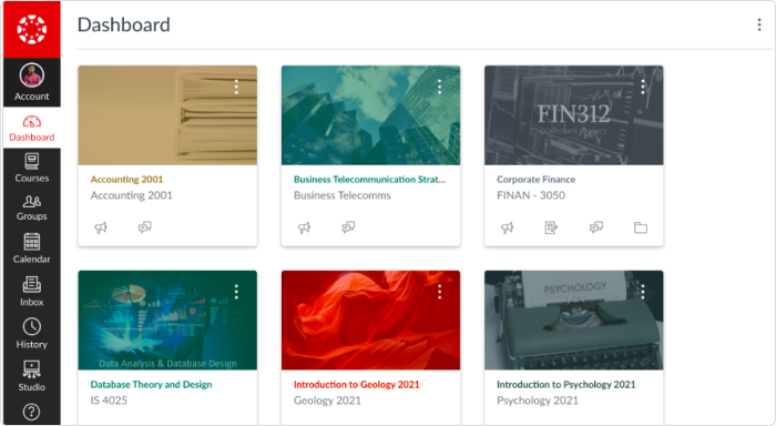 Canvas Plataformas lms mais usadas: Canvas