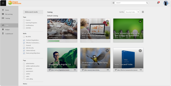 Adobe Learning Manager Plataformas lms mais usadas: Adobe Learning Manager
