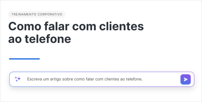 O assistente de IA no iSpring Page