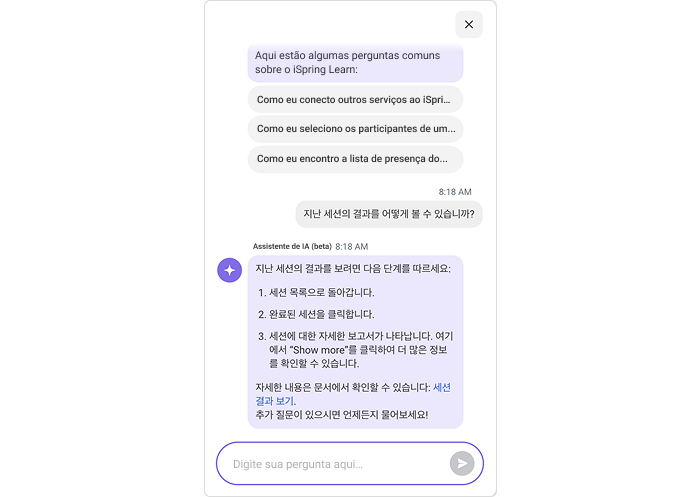 O chatbot com tecnologia IA